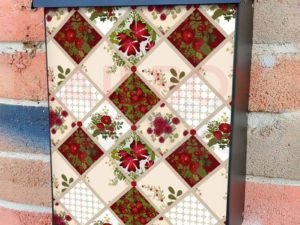 Country Quilt Design #1 Colonial Mailbox Cover