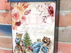 Victorian Christmas Design #4 Colonial Mailbox Cover