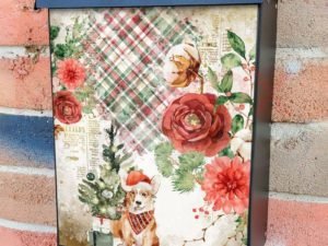 Victorian Christmas Design #7 Colonial Mailbox Cover