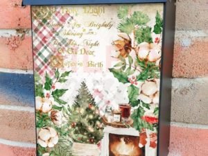 Victorian Christmas Design #8 Colonial Mailbox Cover