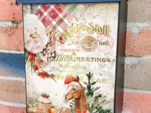 Victorian Christmas Design #9 Colonial Mailbox Cover