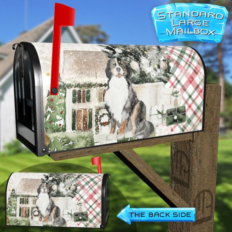 Victorian Christmas Design #1 Decorative Rural Farm Mailbox Cover