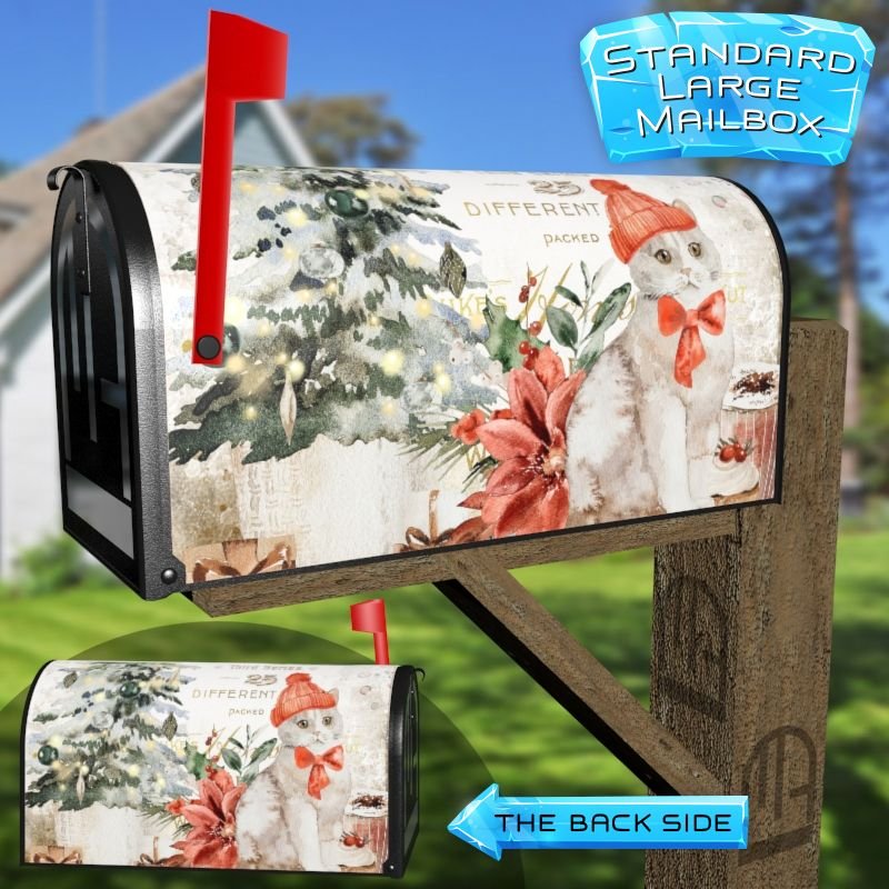 Victorian Christmas Design #10 Decorative Rural Farm Mailbox Cover