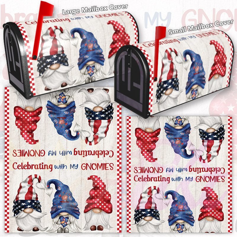 Cute Canadian Gnomes Decorative Rural Farm Mailbox Cover - Image 3