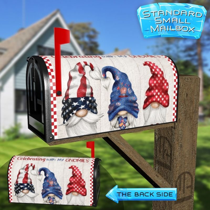 Cute Canadian Gnomes Decorative Rural Farm Mailbox Cover - Image 2