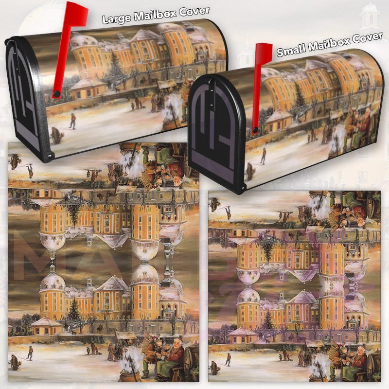 Moritzburg Castle by Bruck & Sohn Decorative Rural Farm Mailbox Cover - Image 3