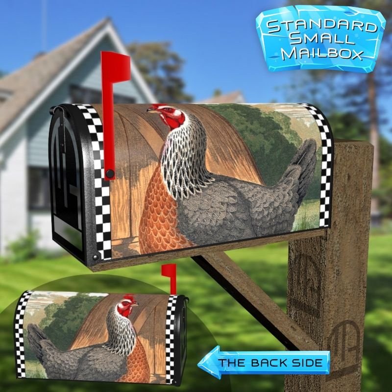 Beautiful Vintage Rooster Decorative Rural Farm Mailbox Cover - Image 2