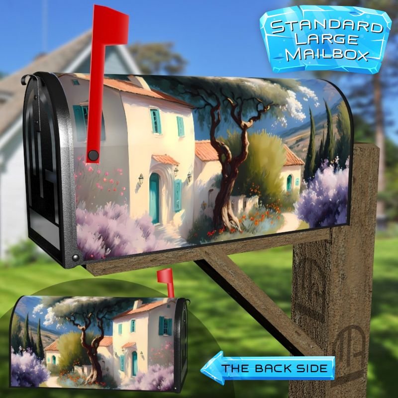 Italian Country Holiday Decorative Rural Farm Mailbox Cover