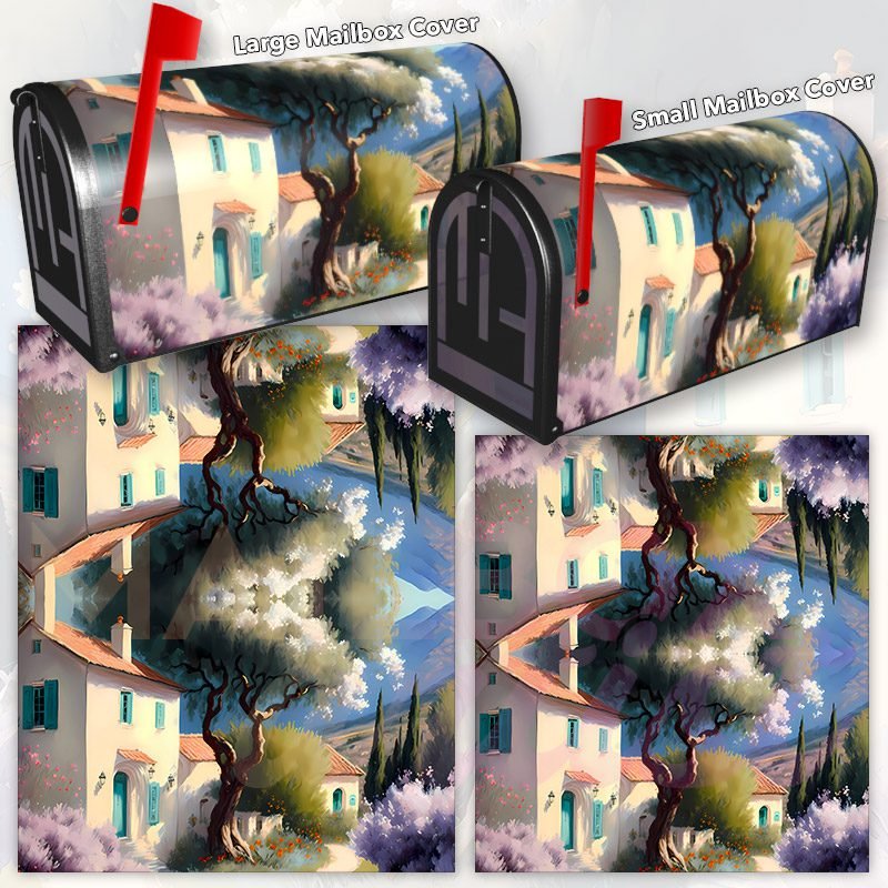 Italian Country Holiday Decorative Rural Farm Mailbox Cover - Image 3