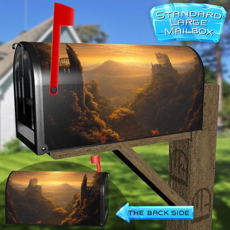 Path to the Castle Decorative Rural Farm Mailbox Cover