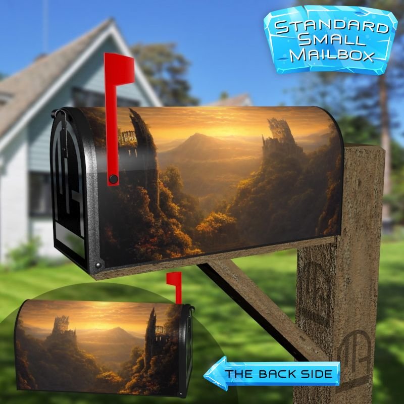 Path to the Castle Decorative Rural Farm Mailbox Cover - Image 2