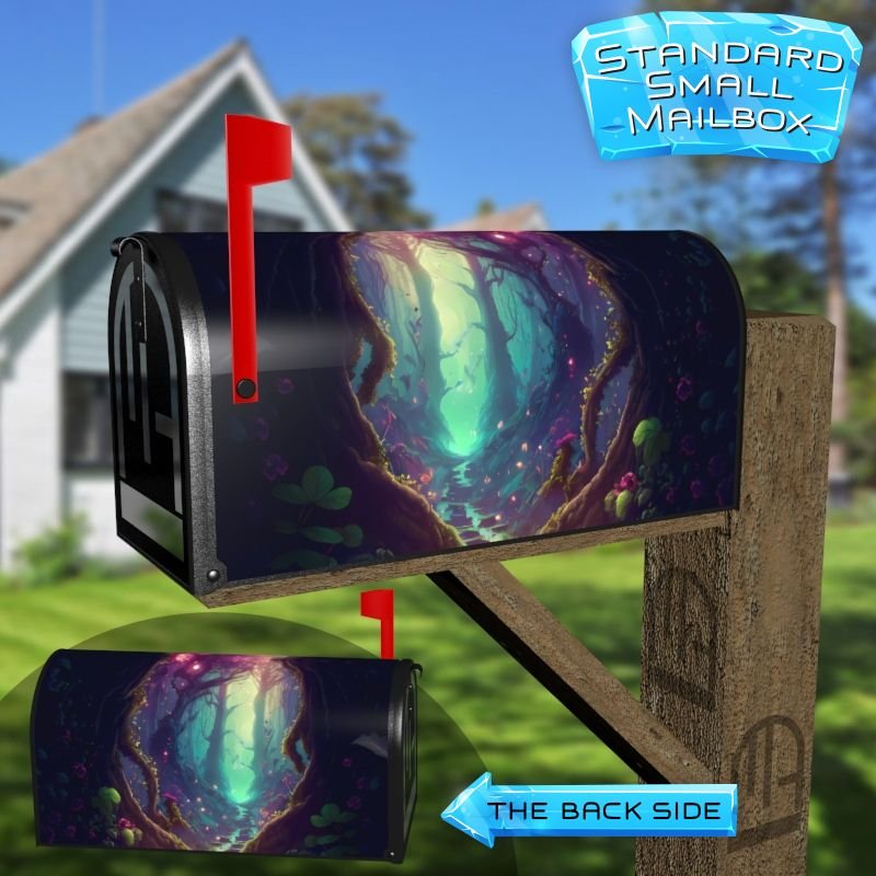 Enchanted Garden #2 Decorative Rural Farm Mailbox Cover - Image 2