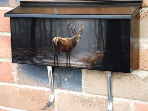 Deer In The Forest Townhouse Mailbox Cover