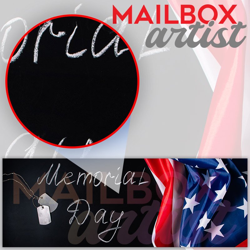 Usa Memorial Day American Flag And Dog Tags Townhouse Mailbox Cover - Image 2