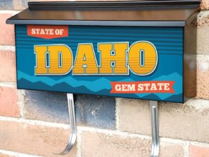 US States Idaho Townhouse Mailbox Cover