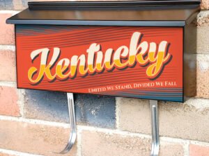 US States Kentucky Townhouse Mailbox Cover