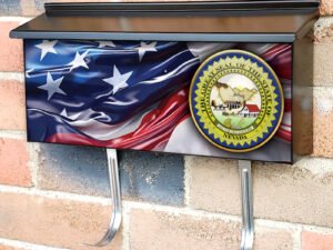 US States Nevada State Seal Townhouse Mailbox Cover