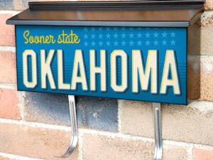 US States Oklahoma Townhouse Mailbox Cover