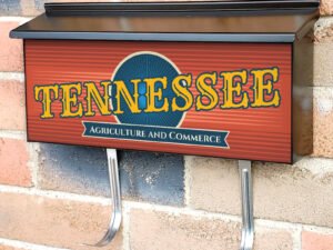 US States Tennessee Townhouse Mailbox Cover