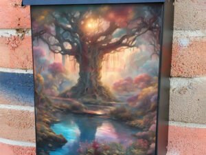 Tree of Like in the Lake Colonial Mailbox Cover