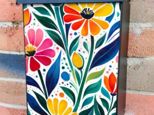 Matisse Style Modern Art Colonial Mailbox Cover