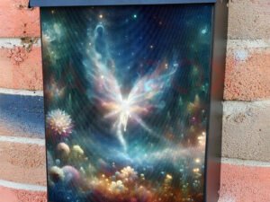 Little Glowing Forest Fairy Colonial Mailbox Cover