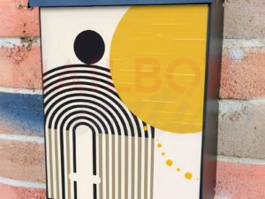 The Sun and The Moon Colonial Mailbox Cover