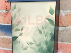 Minimalist Zen Mid Century Botanical Art 9 Colonial Mailbox Cover