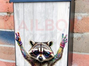 Raccoon in Sunglasses Colonial Mailbox Cover