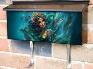 Pretty Little Mermaid Townhouse Mailbox Cover
