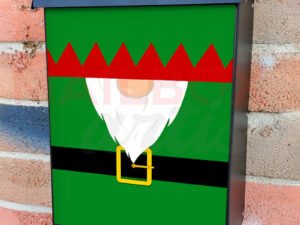 Christmas Gnome Colonial Mailbox Cover