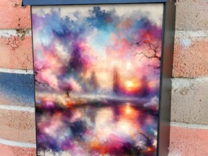 Springtime Dream Colonial Mailbox Cover